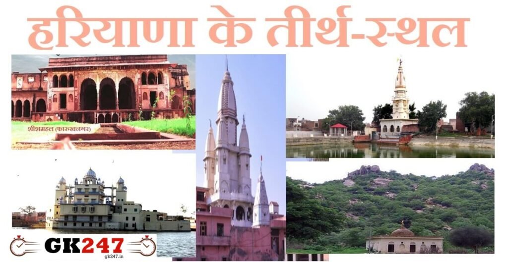 Pilgrimage sites/religious places in Haryana imp