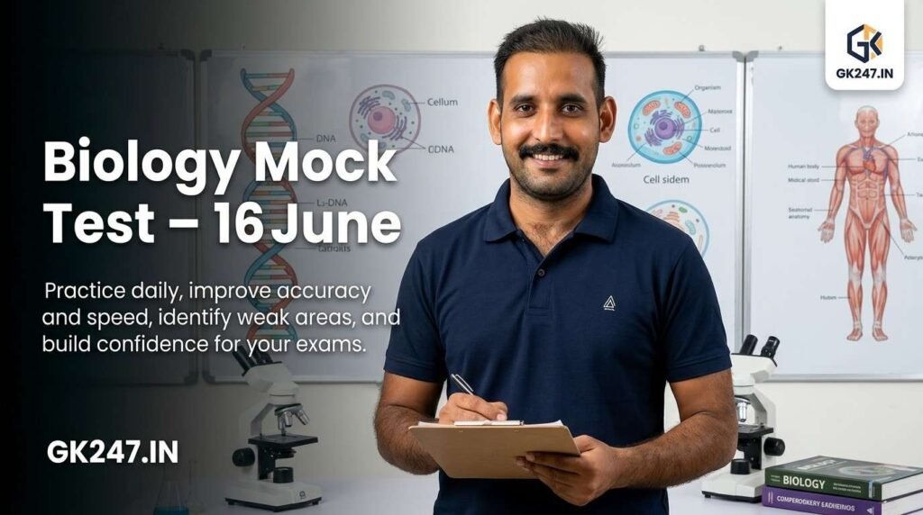 Biology Mock Test – 16 June 2026