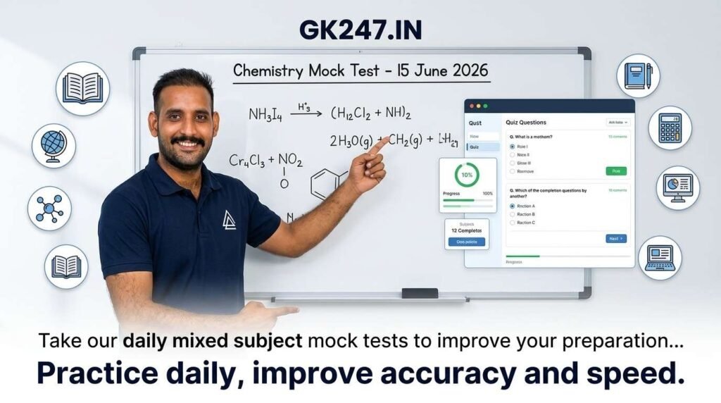 Chemistry Mock Test – 15 June 2026