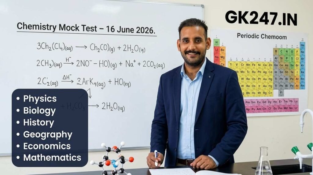 Chemistry Mock Test – 16 June 2026