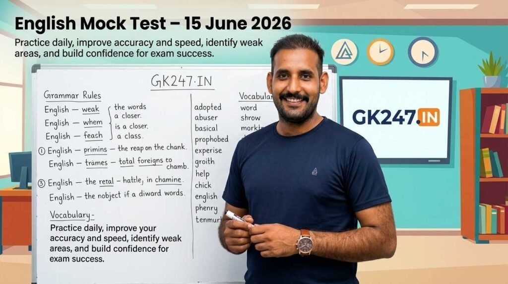 English Mock Test – 17 June 2026
