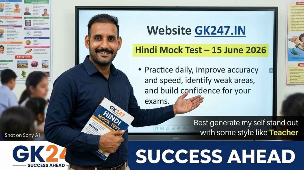 Hindi Mock Test – 15 June 2026