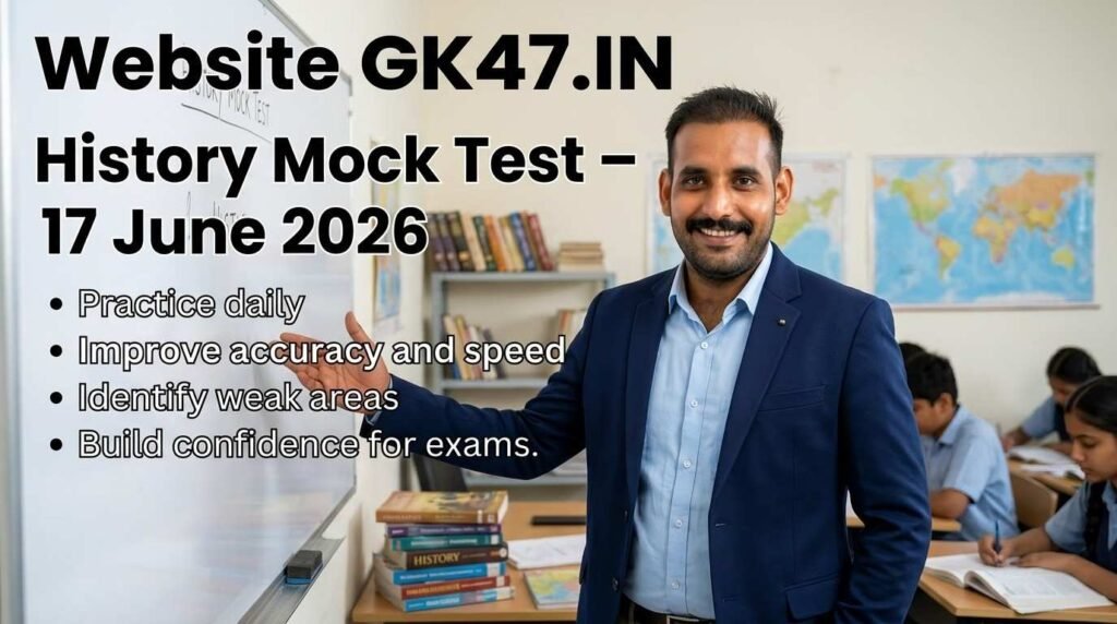 History Mock Test – 17 June 2026