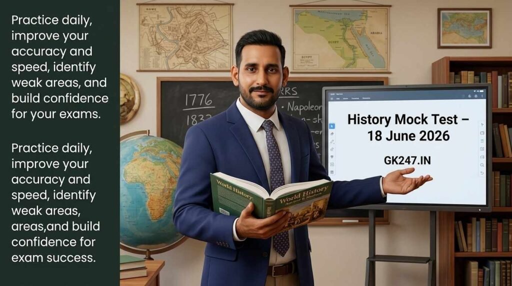 History Mock Test – 18 June 2026