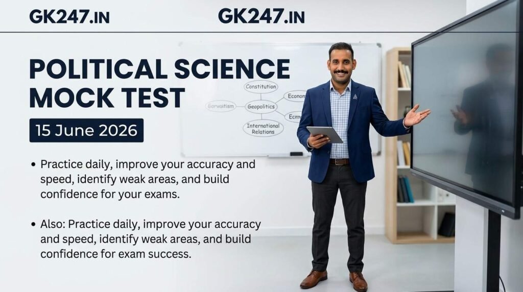 Political Science Mock Test – 15 June 2026