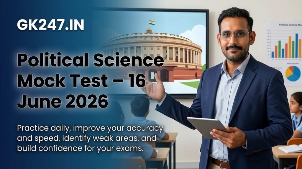 Political Science Mock Test – 16 June 2026