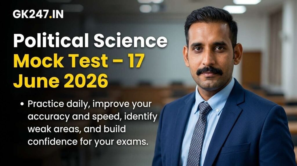 Political Science Mock Test – 17 June 2026