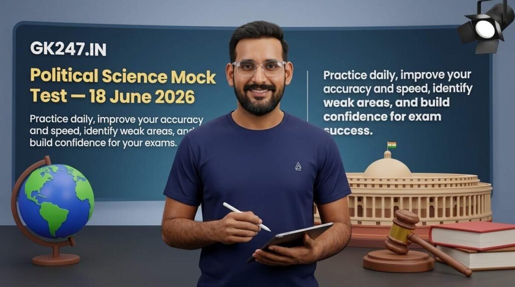 Political Science Mock Test – 18 June 2026