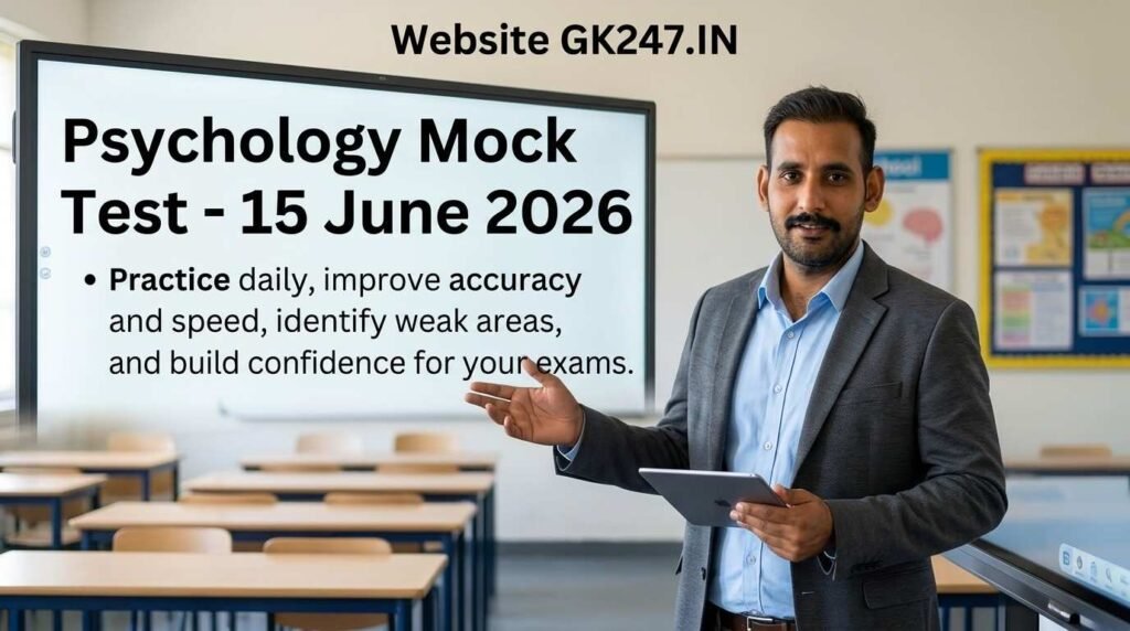 Psychology Mock Test – 15 June 2026