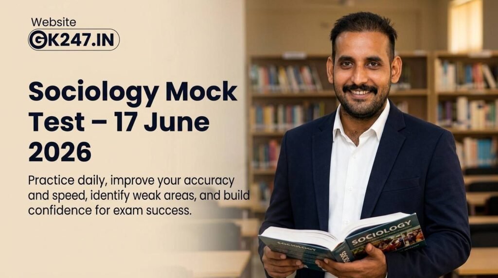 Sociology Mock Test – 17 June 2026